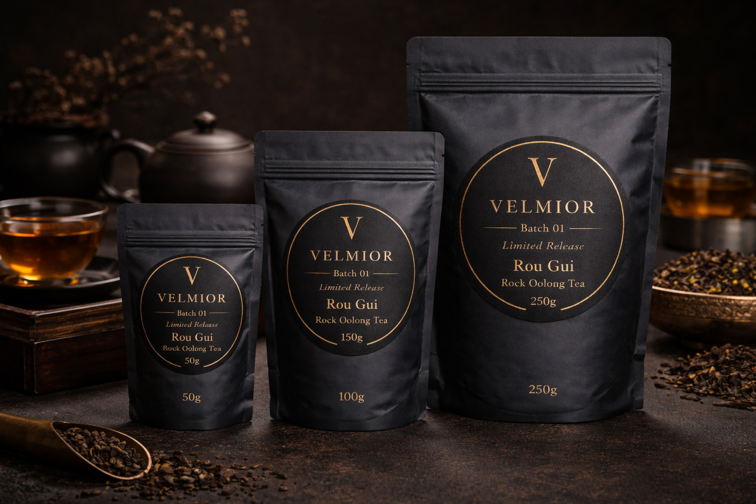 Packed with premium shelf presence